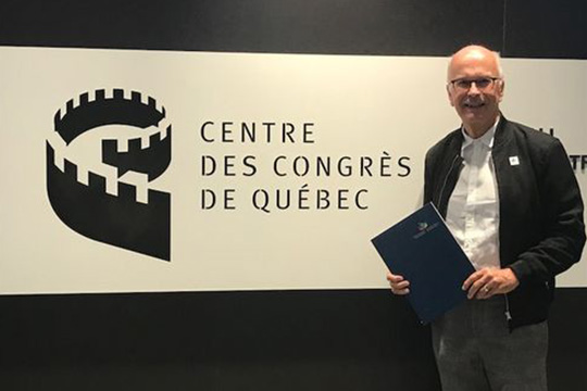 Serge Boisseau, 2e VP Section de Québec – représentant les six sections du Québec.