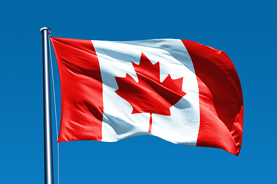 Un drapeau du Canada