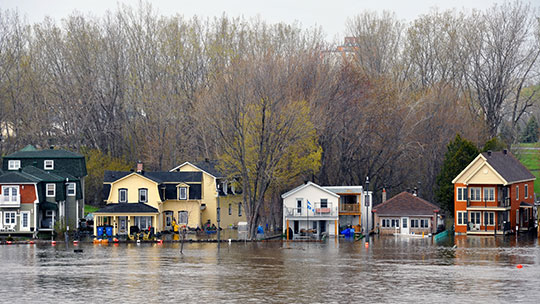 Les pensées de Retraités fédéraux sont avec les personnes touchées par les inondations