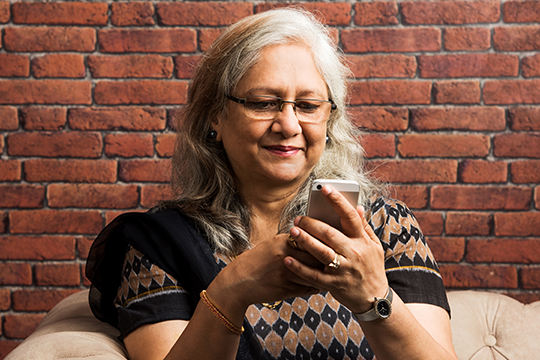 Woman with smartphone Woman with smartphone