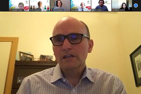Treasury Board President Jean-Yves Duclos via Zoom Treasury Board President Jean-Yves Duclos via Zoom.