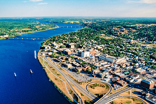 Fredericton, New Brunswick Fredericton, New Brunswick.