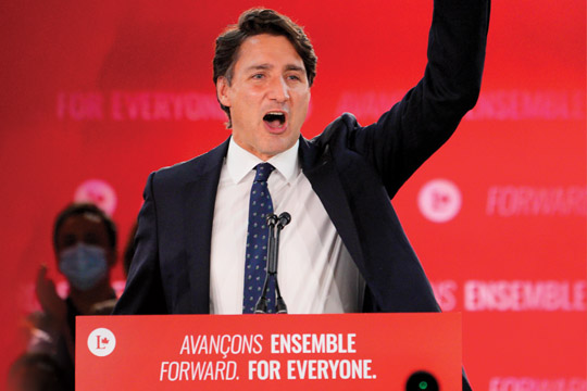 Premier ministre Justin Trudeau.
