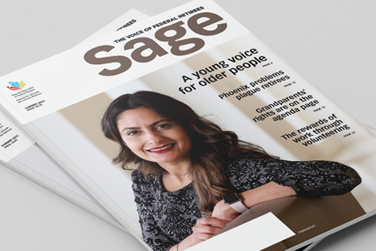 A new look for Sage magazine. 