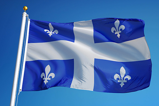 Drapeau du Québec.