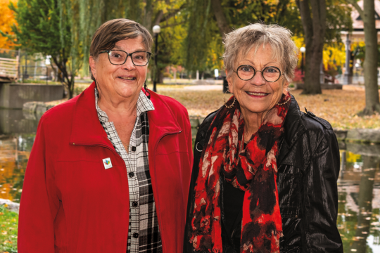 Carol Grieco et Kathy Manzo.