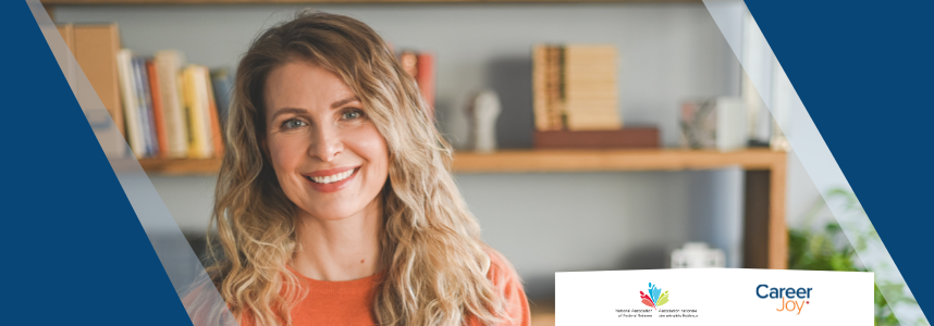Smiling adult woman.