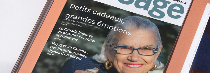 Le numéro hivernal du magazine Sage.