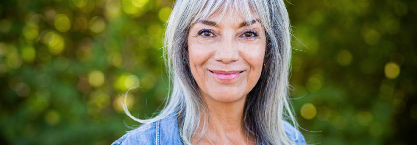 Smiling member of Federal Retirees.