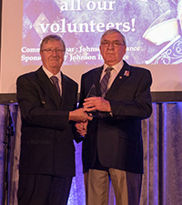 Association president Jean-Guy Soulière, left, and Vice Ashdown.