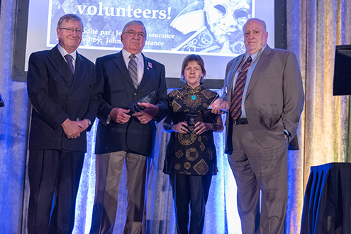 From left, Jean-Guy Soulière, Vic Ashdown, Christine Desloges and Pierre Cousineau.