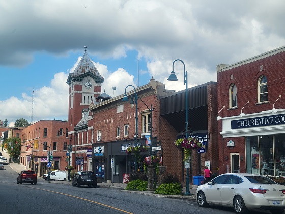 The other side of downtown Bracebridge