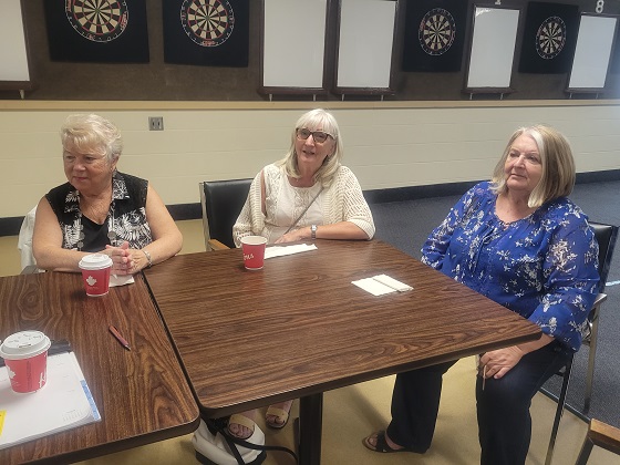 Photo 5 Joanne Chenard, Dianne Michals, Secretary and Jackie Akeson