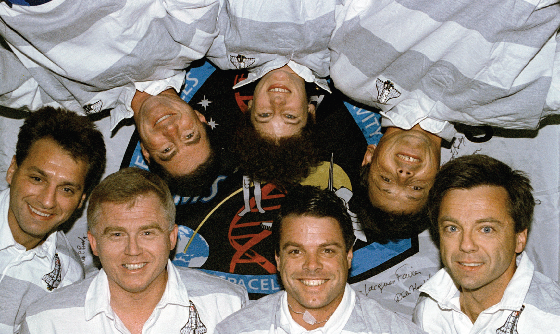Crew members of 1996 Space Shuttle Mission STS-78 Crew members of the 1996 Space Shuttle Mission STS-78.