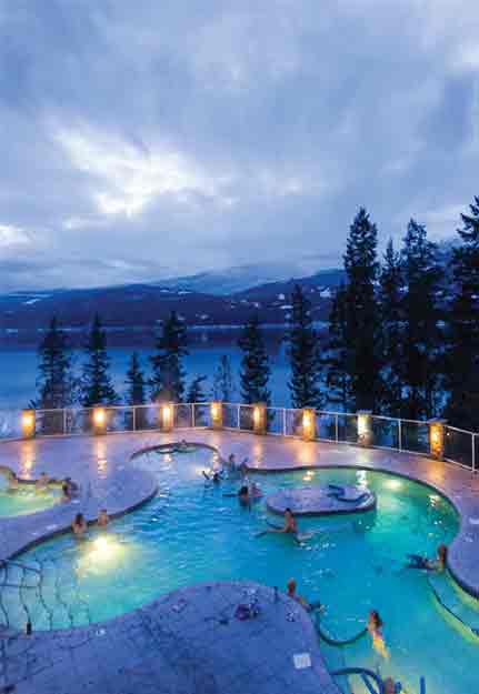 The Halcyon Hot Springs. The Halcyon Hot Springs.
