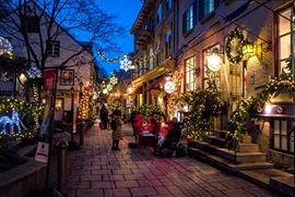 Rue du Petit-Champlain in Lower Old Town. Rue du Petit-Champlain in Lower Old Town.