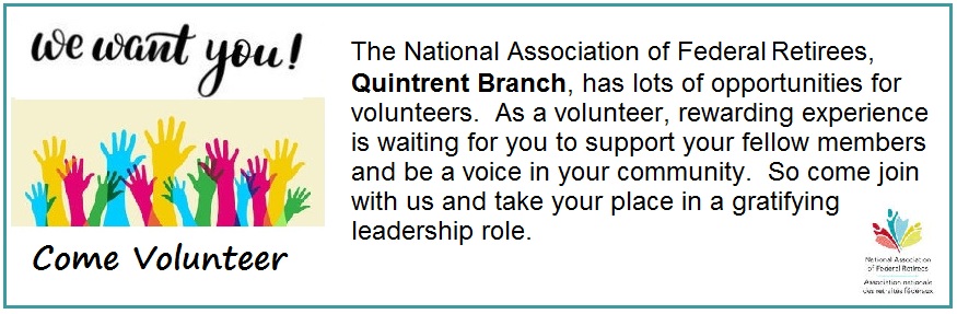 Volunteer with Quintrent Branch.