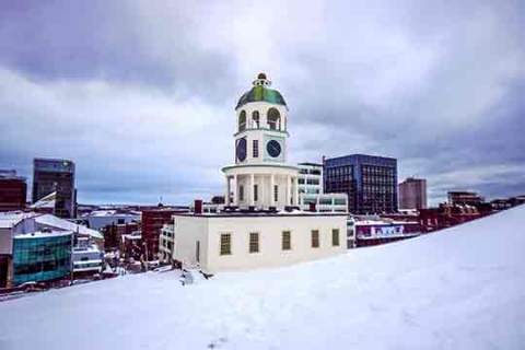 Halifax centre-ville horloge historique de la citadelle Halifax centre-ville horloge historique de la citadelle