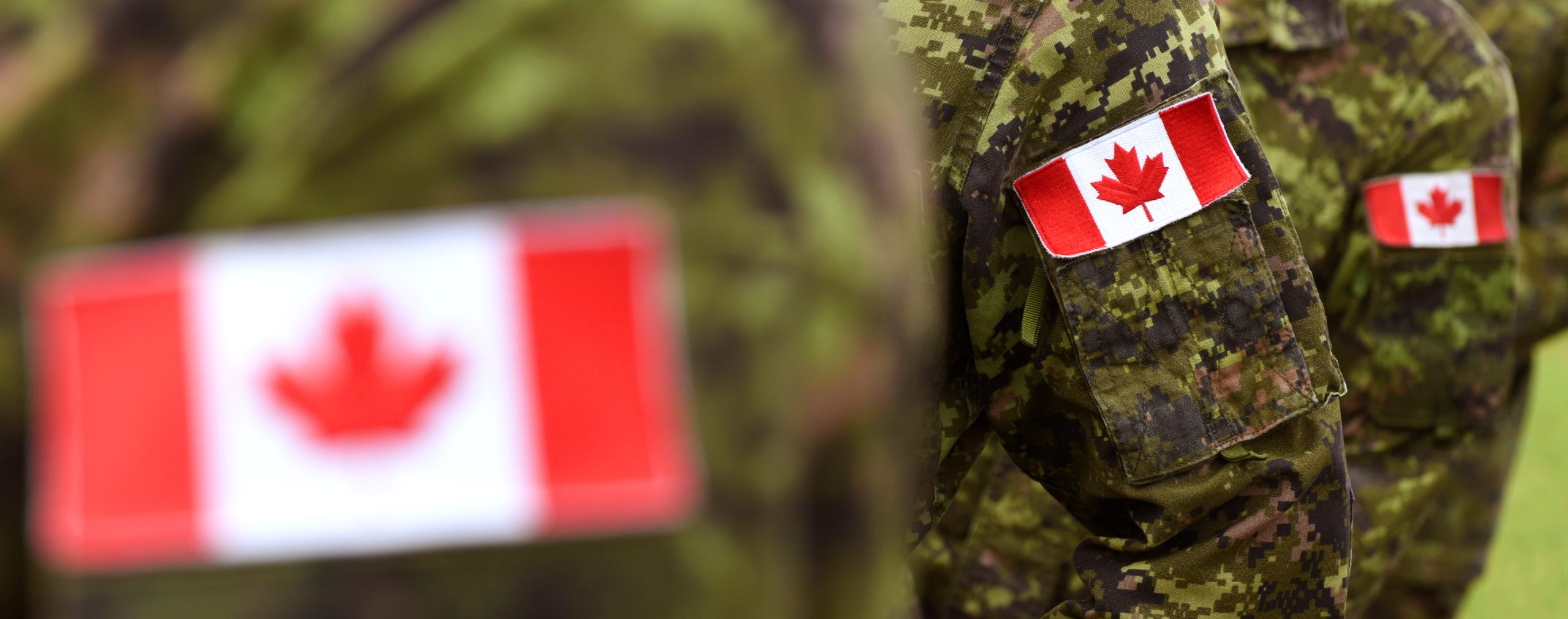 Canadian Forces uniform flag.