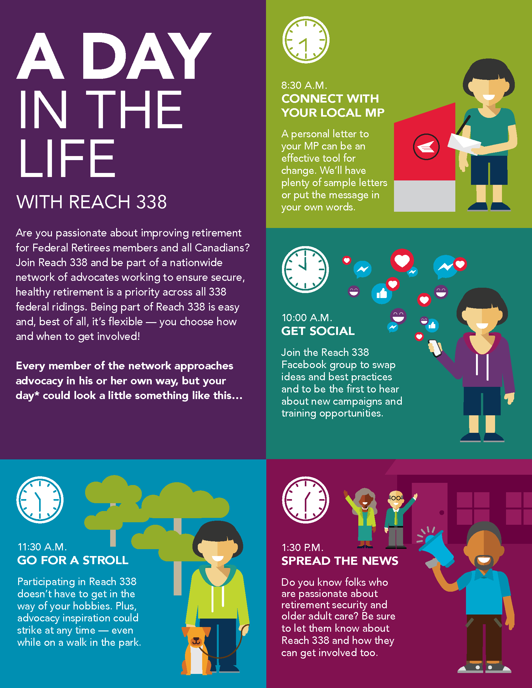 Make a difference with our volunteer network, Reach 338! Make a difference with our volunteer network, Reach 338!