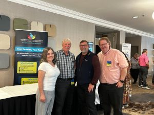 PIPSC-ARC- Eva Henshaw, PIPSC National VP; Dale Hudson, Central NS; Mike Pauley, PIPSC Vice Chair, Atlantic Region; Scott McConaghy, NB APO