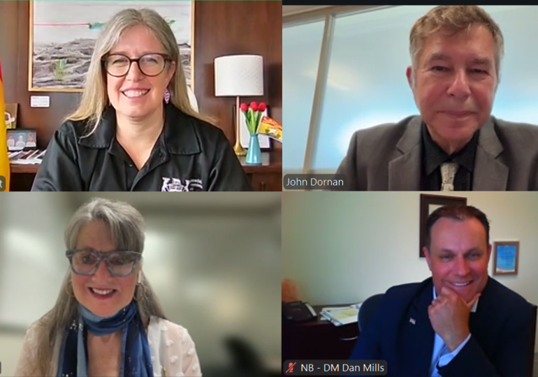 Representatives from Federal Retirees participate in a virtual meeting with New Brunswick government officials to discuss advocacy priorities.