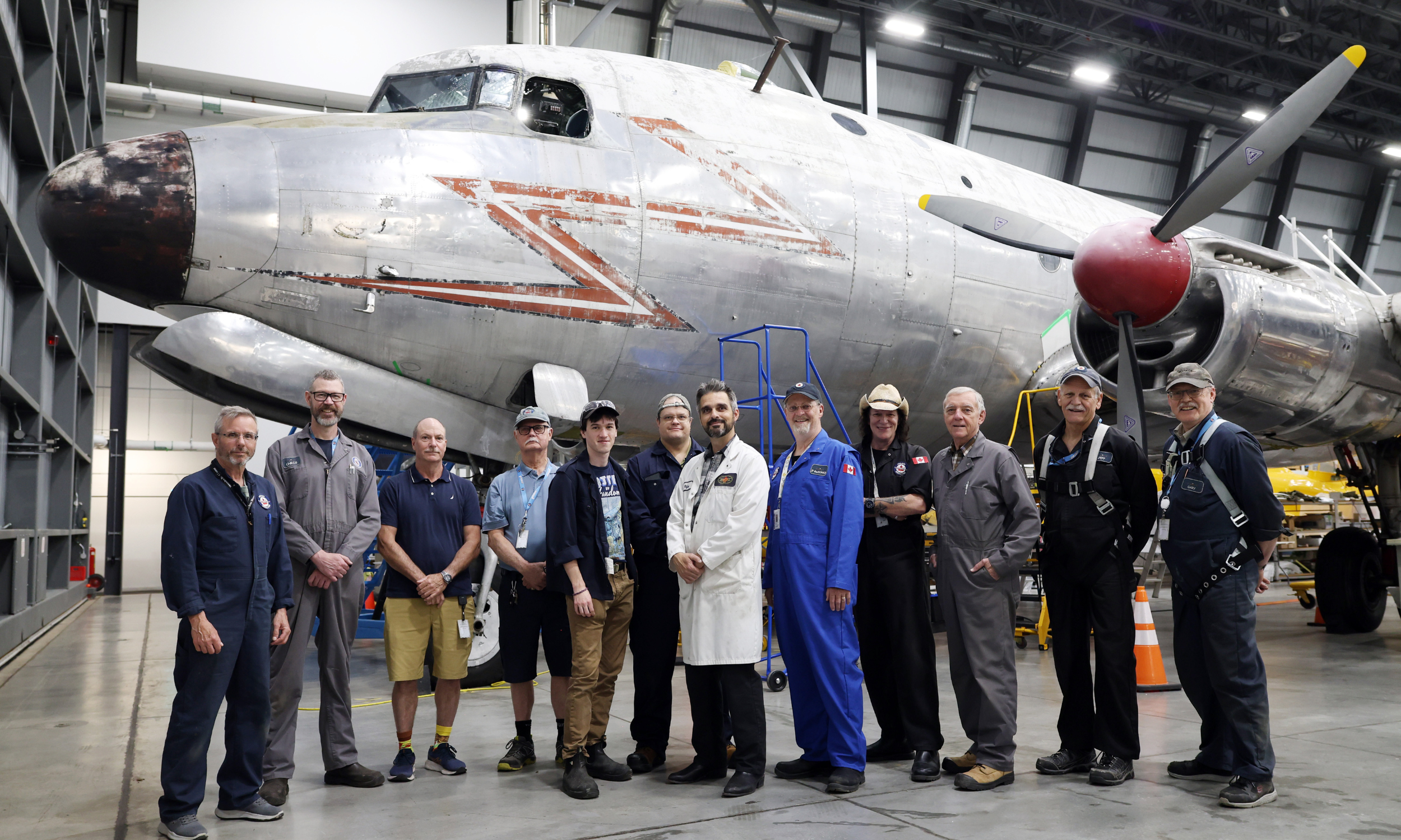 From left, Michel Lamarche, Chris McGuffin, Paul DeSerres, Garry Dupont, Evan Boeckh, Charles Baril, Réjean Demers, J.P. MacDonald, Patrick Killen, Richard Houle, Jeff Threader and Gary Roberts.